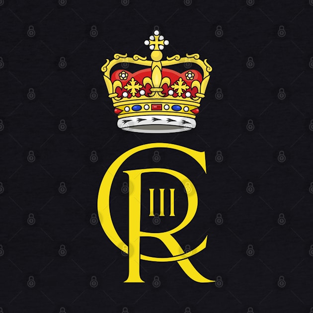 Scottish royal cypher of Charles III by valentinahramov